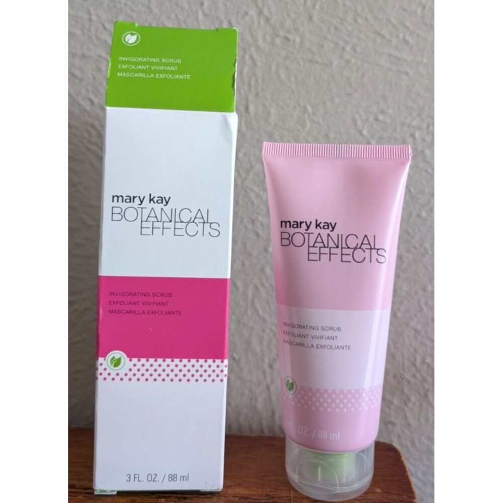 Mary Kay Botanical Effects Invigorating Scrub Exfoliant New In Box Full 3 fl oz